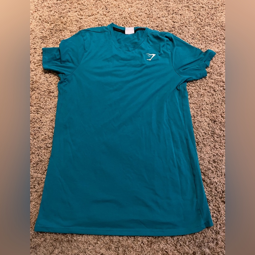 Gymshark turquoise breathable shirt